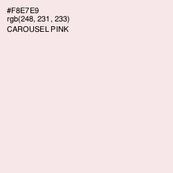 #F8E7E9 - Carousel Pink Color Image